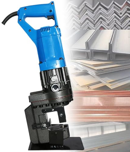 vnmudzeo 1200 W Industrial Angle Steel Hole Digger,for Copper, and Aluminum, 1/4-4/5 Electric Hydraulic Drilling Machine,with Copper Wire Motor,Anglesteel-110V