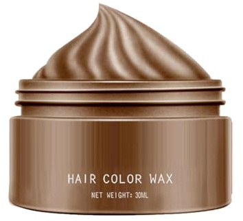 Hair Wax - Temporary Hair Colour | Colour Remover Hair Dye | Hair Colour Spray | Temporary Hairstyle Cream Colour | Hair Dye Wax in Natural Colour for Men, Women, All Ages, Friends