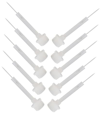 FOMIYES 20pcs Replacement Nail Polish Brushes Set for Gel Polish Applicators Soft Bristles for Nail Art for Home or Salon Use