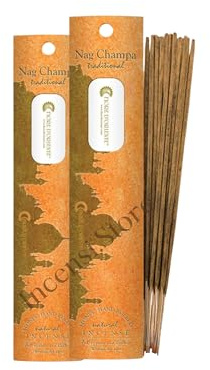 Nag Champa Incensi Tradizionali Honey – 2 Confezioni da 20g (20 Stick) – Incenso Naturale al Miele – Stimolante e Rilassante – 13 di Ilaria