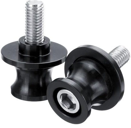2 Pezzi Nottolini Cavalletto Moto, Universale Coppia di nottolini M8 alza moto Supporti per Forcellone Posteriore