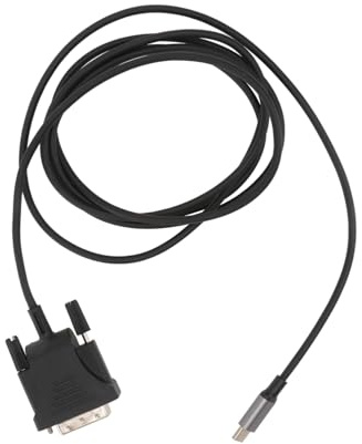 SHINEOFI Adaptateur USB Type C vers Dvi Professionnel Câble Adaptateur Numérique USB C Sortie Hd Connecteur Nickelé Durable Compatible et Pc