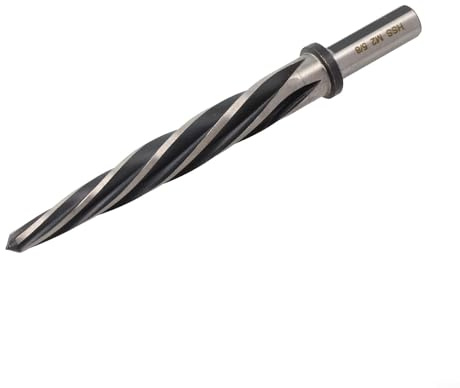 Escariador de puente de 58 pulgadas de longitud con vástago de 12 pulgadas para precisión para escariado y alineación de agujeros de metal en acero, aluminio, latón y bronce