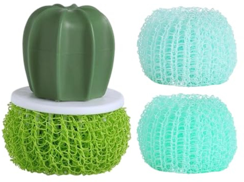 Köksborstar för disk Ergonomiskt grepp repfri rengöring | Disk- och skurborste kastrullrengörare För Lägenhet, Restaurang, Hushåll, Diskho, Bänk, Spis, Kastruller Och Stekpannor