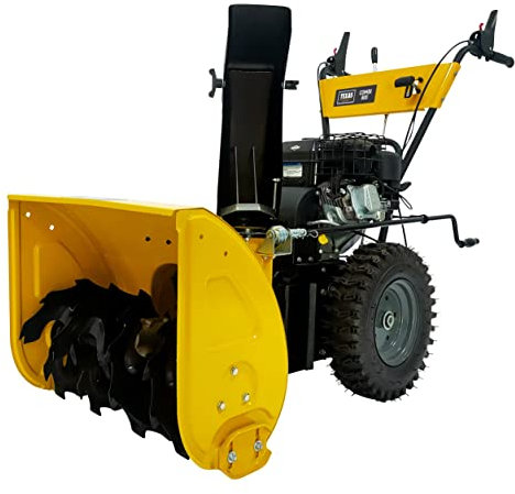 TEXAS Profi Schneefräse Benzin Combi 800TGE E-Start Schneefräse mit Antrieb, 61 cm Arbeitsbreite, 4 Takt, 212cm³, 5,7PS, 4 + 1 Gänge, inkl. Grundgerät und Schneefräse, individuell erweiterbar