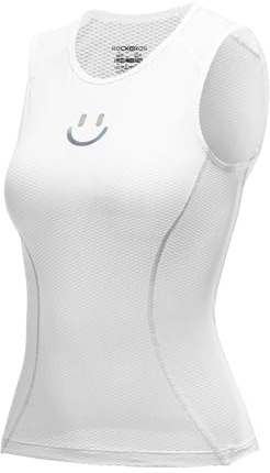 ROCKBROS Women's Sports Cycling Shirt Breathable Shirt for Cycling Running Fitness Functional Vest Cycling Top XS-XXL Summer