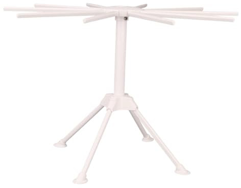 Pasta Drying Rack - Spaghetti Drying Rack, Fresh Noodle Drying Rack | Foldable Pasta Drying Rack with Non-Slip Feet, Wide Range, Easy to Install, with 10 Br