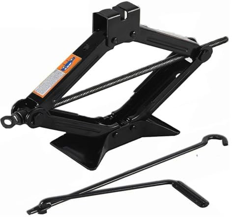 rangierwagenheber Wagenheber, 0,8 T/1 T/2 T, tragbarer, handgekurbelter Auto-Scherenheber, Spezialwerkzeug für Autoreparatur und Reifenwechsel wagenheber Auto(2T Car Jack)