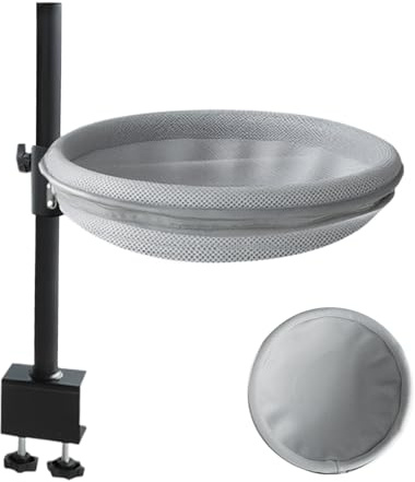 Frfik Kattbordssäng, Kattung Hängmatta 360° Roterbar, Avtagbar Kattbordssäng för Bil Husbil Nattduksbord Lägenhet Köksbänk Garderob Element Skrivbord Balkong