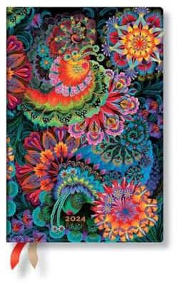 Moonlight (Olena's Garden) Mini Verso 12-month Dayplanner 2024