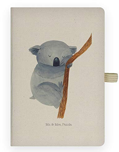Mr. & Mrs. Panda Skizzenbuch Koalabär - Geschenk, Kladde, kariertes notizbuch, Traumland, Journal, Bär, Adressbuch, Tagebuch, Lustige Sprüche, Traum, schlafen, Träumen