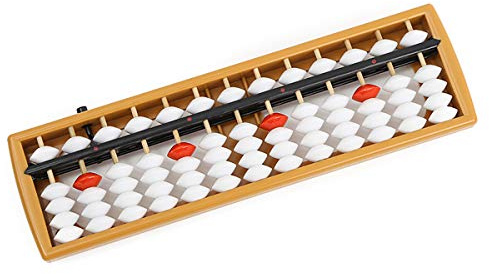 Abacus Chinese Vintage 13 Ziffern Abacus Mathematical Soroban Kindermathematik-Berechnungswerkzeug für Kinder Berechnen und Rechnen Mathematikunterricht