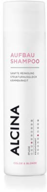 ALCINA Aufbau-Shampoo - Sanfte Reinigung für blondiertes, trockenes oder strapaziertes Haar - 1 x 250 ml