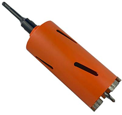 Weischer® - Diamantbohrkrone Kernbohrkrone mit SDS-Plus Aufnahme Ø 82 mm | 180 mm Nutztiefe | Dosenbohrer für Beton, Mauerwerk, Ziegel | M22-Gewinde | langlebig & präzise | Bohrkrone Steckdose