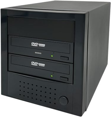 PlexCopier AutoDupe Easy to USE STANDALONE 24X 1 to 1 CD DVD Burner Writer Drive Duplicator Tower