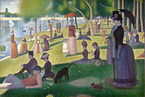 GWYDYB DIY 5D Diamond Painting Kits -George Seurat'S Famous Painting - Sunday On Big Bowl Island - Wall Decoration 30×40cm