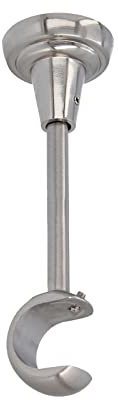 Sento Metall Zubehör für Ø 25 mm Gardinenstangen in Edelstahl Optik Ø 25mm Deckenhalter