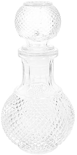 Ciieeo Decantador De Vidrio Con Tapón Hermético Botella Decantadora De Cristal De 250Ml Dispensador De Whisky Transparente Para Vino Whisky Brandy Bourbon Regalo
