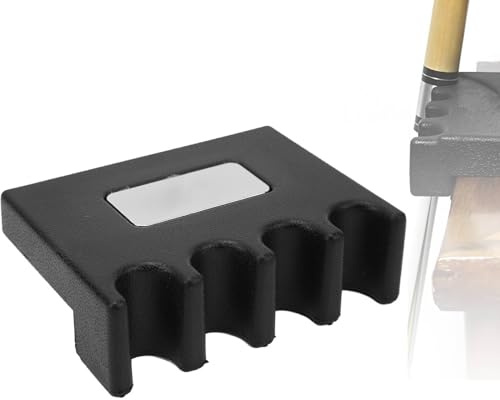 Tragbarer Pool Stick Halter, 4 Queue Ständer Tisch Billard Queue Halter Gummi Mini Stick Halter Für Pool Queues Pool Queue Halter Klaue Billard Spieler Wandhalterung Pool Stick Halter für Tisch