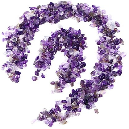 Yardwe Polierter Dekorativer Amethyst Kies 100g Kiessteine Für Aquarium Dekoration Terrarium Gartenteich Ohne Scharfe Kanten