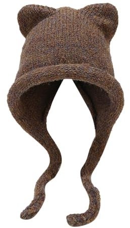 Kwatieh Cape Jacke Damen MüTze Schal Set Damen Schwarz Muetze Set Damen Winter PudelmüTze Herren Bommel WintermüTze Herren Blau BommelmüTze Jungen MüTze Damen Blau Winter Damenhut Winter