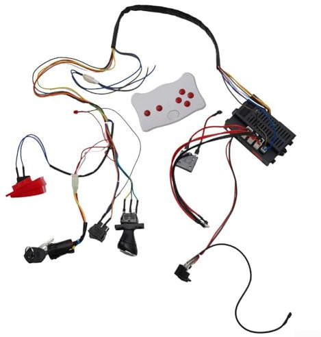 Getdoublerich RX19 - Kit de interruptor e interruptor de coche eléctrico para niños de 12 V 4WD (RX23 12 V A)