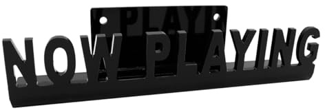 Nicear Vinyl Record Wall Holder Now Playing Vinyl Record Stand Mount Display Wall Mount For Home Decoration Black