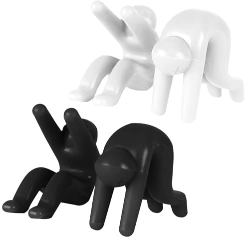 4 Stück Topfdeckelheber, Silikon-Deckelheber der Den Topf vor Dem Überkochen Bewahrt, Lustige Küchenhelfer Topfdeckelhalter, Universal Küche Spritzschutz Küchengadget Überkochschutz (Schwarz/Weiß)