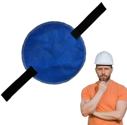 fayarrd Measuring Helmet Sweat Liner, Fixed Hat Liner, Washable Cooling Skull Caps, Breathable Mesh Absorber Pad, Non-Slip Head Protection for Construction Sites