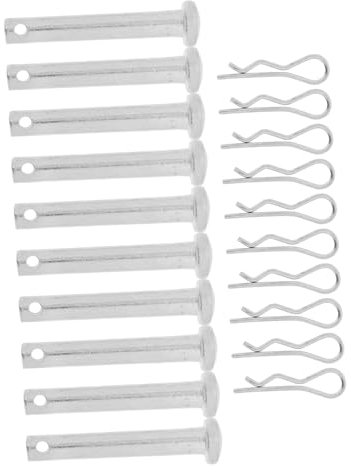 Cabilock 10ensembles Goupille De Verrouillage Pour Échafaudage Goupille De Retenue à Ressort De Fixation Métallique Pour Sécurité