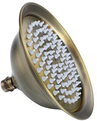 DIYEAH Soffione Doccia Retro in Acciaio Inox per Soffitto Resistente e Facile da Installare Getto Potente e Uniforme per Uso