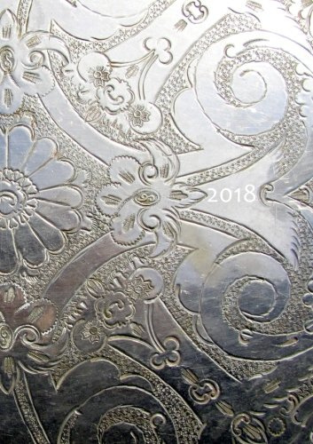 Kalender 2018 - DIN A5 - Silver Ornament: Wochenkalender - DIN A5 - Eine Woche pro Doppelseite