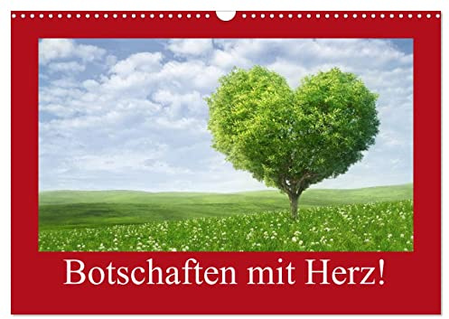 Botschaften mit Herz! (Wandkalender 2026 DIN A3 quer), CALVENDO Monatskalender: Dieser Kalender sagt mehr als viele Worte! (CALVENDO Menschen)