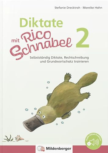 Diktate mit Rico Schnabel, Klasse 2: Selbstständig Diktate, Rechtschreibung und Grundwortschatz trainieren (Rico Schnabel Deutsch)