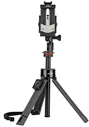 Joby GripTight PRO tripode Smartphone/Action camera 3 pata(s) Negro - Trípode (Smartphone/Action camera, 1 kg, 3 pata(s), Negro, 1/4, 360°)