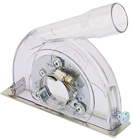 Garosa Winkelschleifer Staubsammelaufsatz Schneidstaubabdeckung für 100/125/150mm Winkelschleifer, 115/125mm Sägescheibe