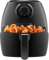 Chefman TurboFry 3.5 Litre Air Fryer Oven w/ Dishwasher-safe Basket and Dual-control Temperature, 1300W Power, 60-minute Timer & 15-cup Capacity, Uses No Oil, BPA-free, Matte Black