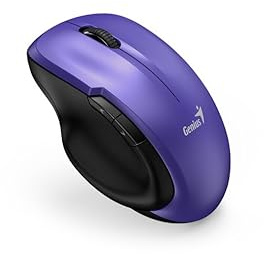Genius Ratón Ergonomic USB Ergo 8200S inalámbrico Silent Iron Purple