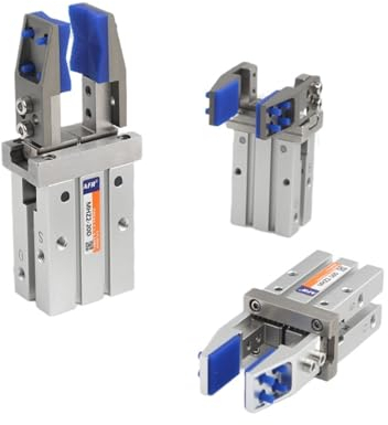 XEOWHUPG Pneumatischer Fingerklauenzylinder mit Silikonpolster, Zubehör, mechanischer Greifer, pneumatisch, MHZ2-10, MHZ2-16D, MHZ2-20D, MHZ2-25D (Color : Mhz2-10d-pmdk)