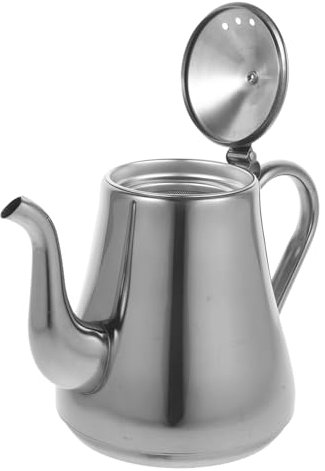 PAMINGONO Stilvolle Für Den Schreibtisch Mit Filter. Einfach Zu Verwendender Wasserkocher Aus Edelstahl Für Die Teezubereitung Zu Hause.
