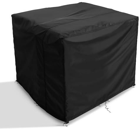 COMLAX FIELD Fundas para muebles de jardín de 90 x 95 x 75 cm, fundas impermeables para sofá de esquina, funda de mesa de jardín, juego de muebles de ratán, fundas de mesa de patio, tela Oxford