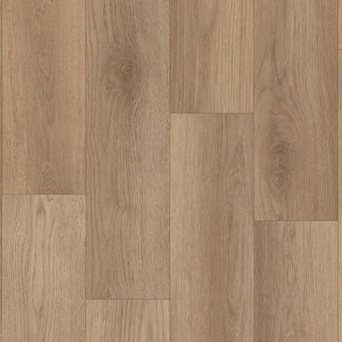 VINYL FLOORING UK Brown Modern Wood Effect Anti-Slip Vinyl Flooring for Kitchen, Bathroom, & Living Room, 2.8mm Thick Cushion Backed Vinyl Sheet, 15 Years Warranty-4 X 2 mt