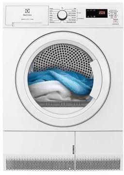 Seche-linge pompe a chaleur ELECTROLUX EDH1281UC - 8 kg - L60cm - Classe A++ - Blanc