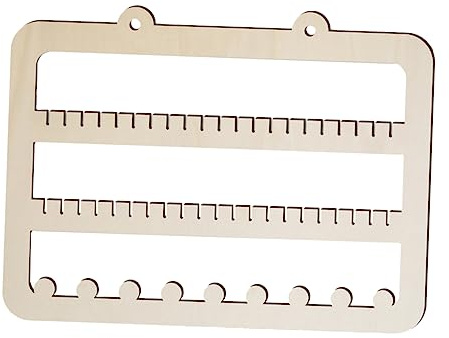 Healvian Organizzatore di Gioielli da Parete in Legno, Khaki