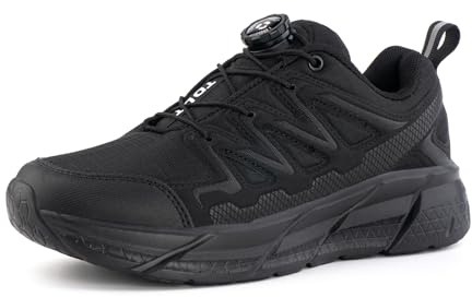 TDDT Scarpe Running Corsa Uomo Donna Scarpe Ginnastica Trail Running Sportive Sneakers Jogging Trekking Outdoor Fitness Nero EU 41