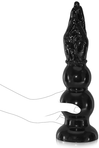 Fist Gode, l'ouverture de l'anus entraîneur cul trame jouet sexuel avec coupe d'aspiration 3 boules G-spot dildo, parfait pour le fist vaginal ou anal, gode monstre mignon pour se masturber (24cm)