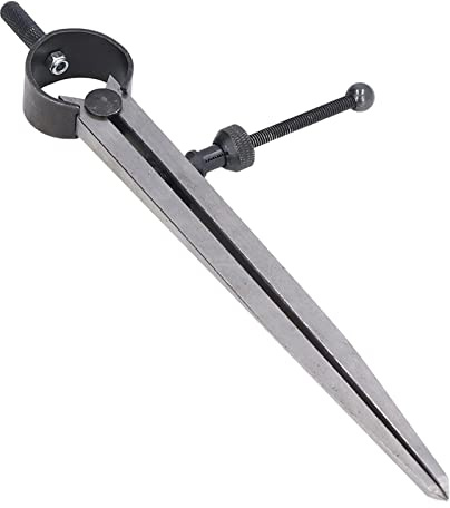 Generic Boussole Diviseuse à Ressort trempé, Haute dureté, avec Vis de Réglage pour Surface Métallique