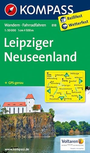 Leipziger Neuseenland: Wanderkarte mit Radtouren. GPS-genau. 1:50000 (KOMPASS Wanderkarte, Band 818)