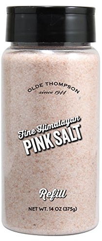 Olde Thompson Fine Himalayan Pink Salt, Refill For Salt Shakers, 12.5 Ounce