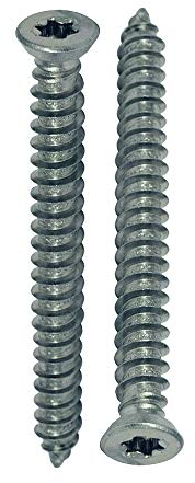 DOJA Industrial | Tornillo Torx Para Hormigon | PACK 25 | 7,5 x 72 | Tacos Hormigon | Tornillos Cabeza Plana | Acero Cincado | Tornillos Torx Concreto | Uso: Tacos Pared, Hormigon, Madera...